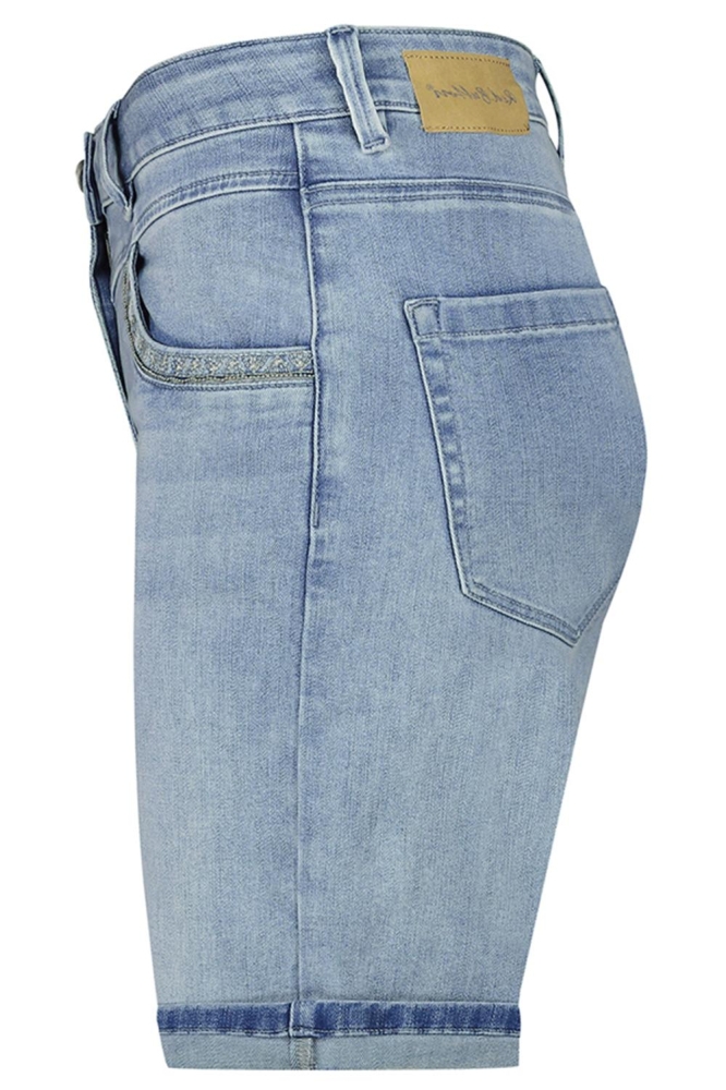 SIENNA SHORT AND EMBROIDERY BLEACH SRB4573 BLEACH